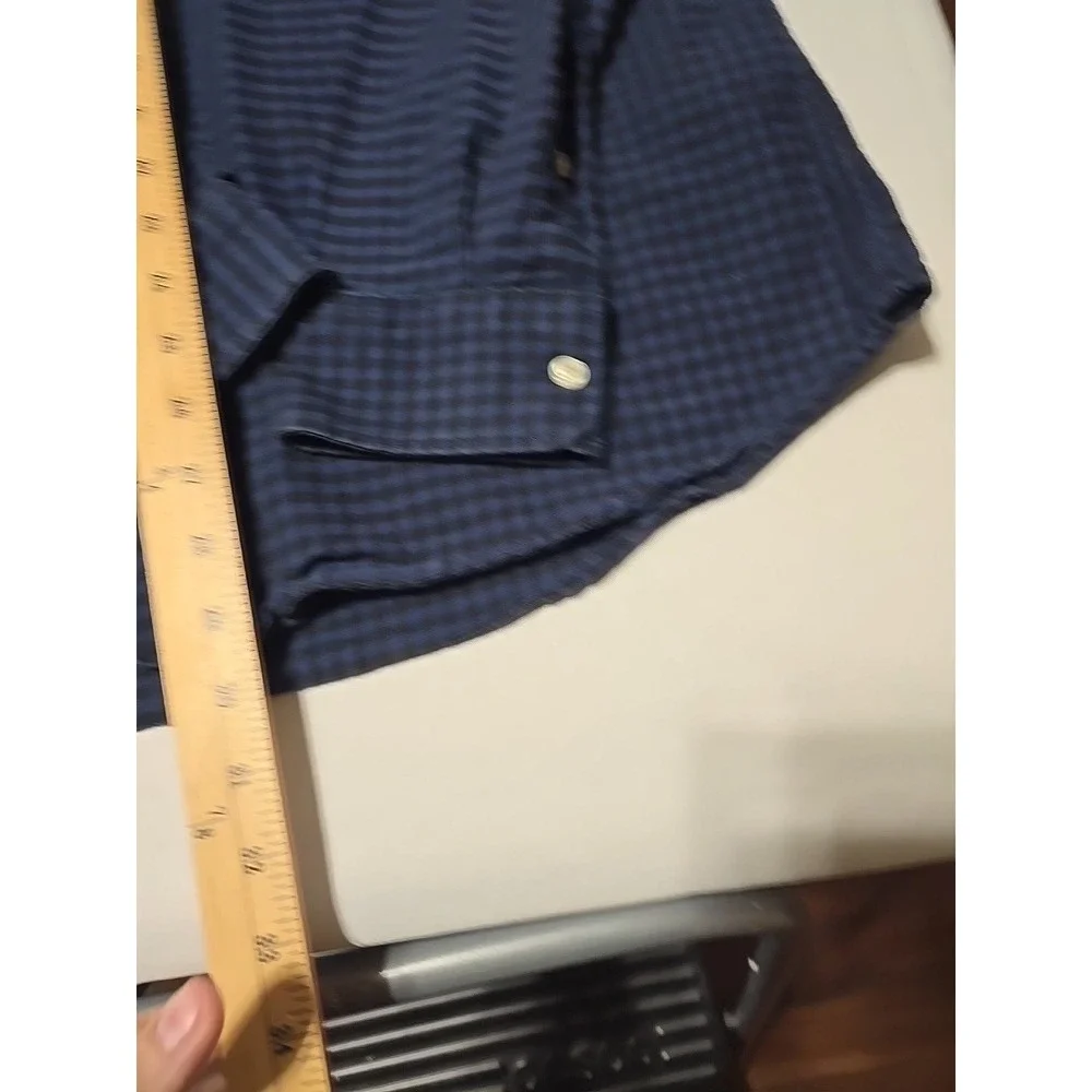 Gap Men's Large Button-Down Long Sleeve Casual Flannel grunge Plaid‎
